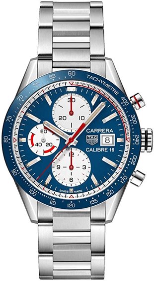 Armbanduhr Tag Heuer Herr Carrera in Stahl CV201AR.BA0715 - CV201AR.BA0715